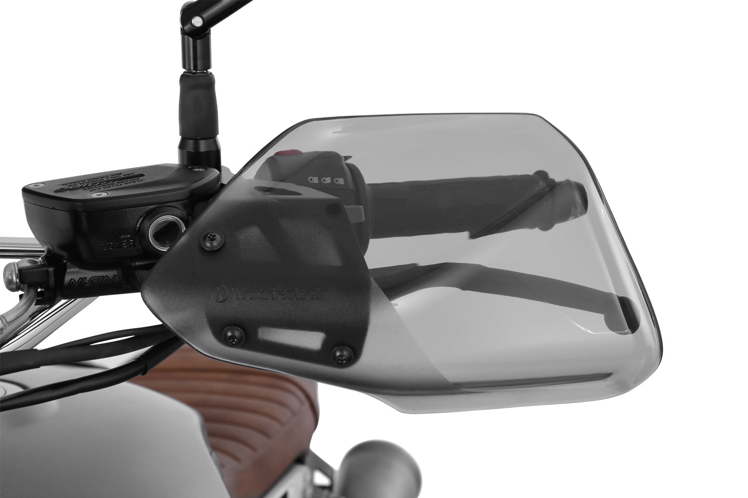 These hand guards offer maximum protection from cold, rain, or dirt.