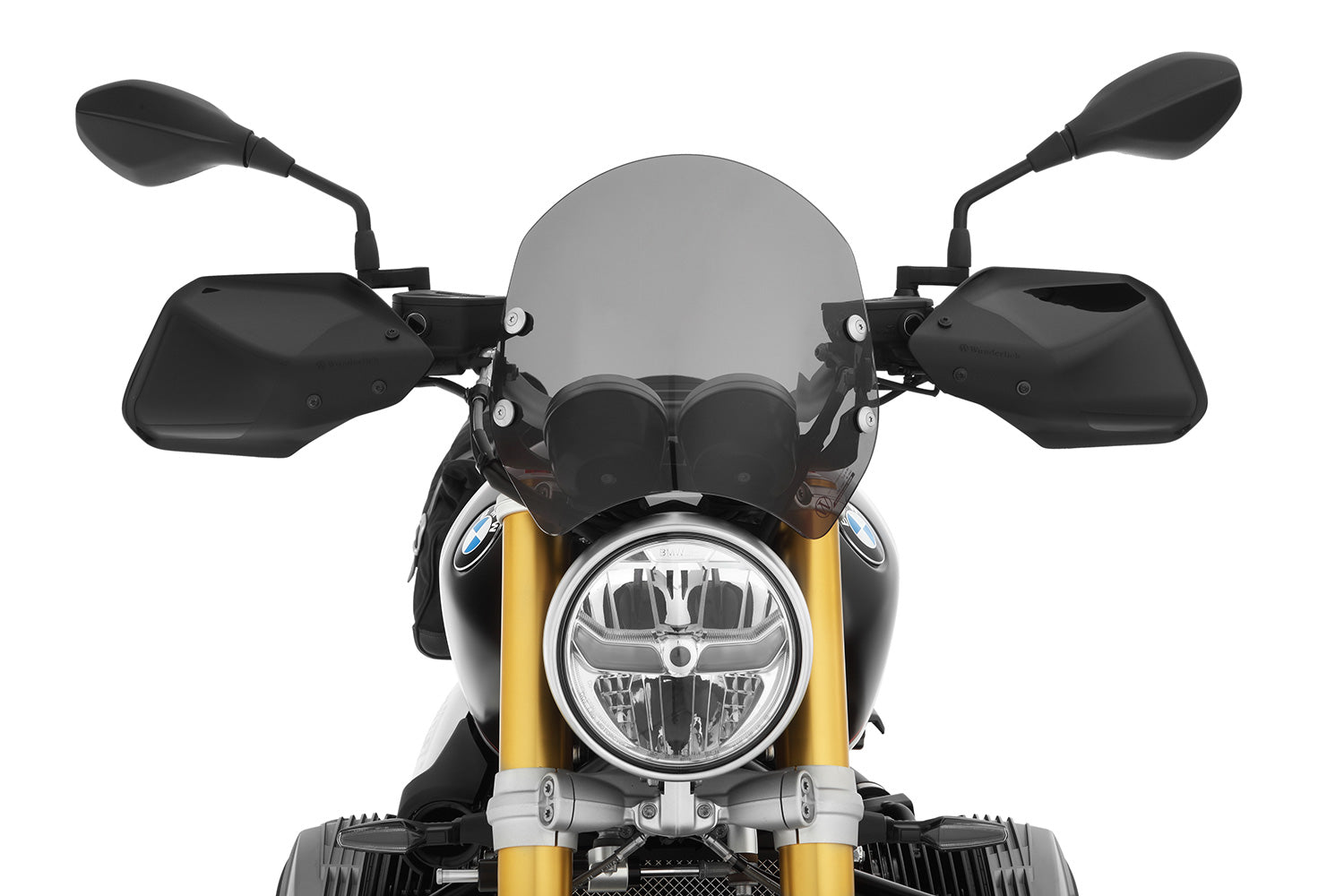 These hand guards offer maximum protection from cold, rain, or dirt.