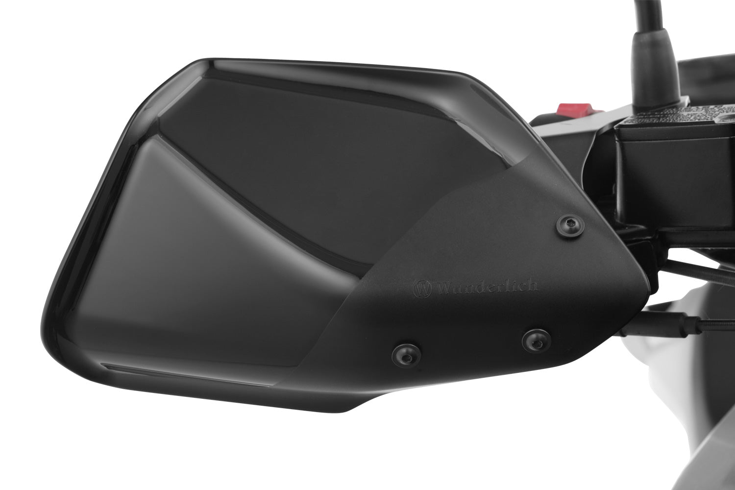 These hand guards offer maximum protection from cold, rain, or dirt.