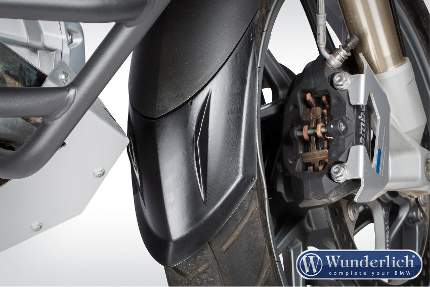 Wunderlich »EXTENDA FENDER« for BMW R 1200/1250 GS LC, protecs the headers and the engine from demage and dirt.