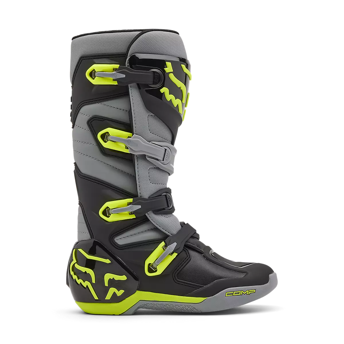 Fox Racing - Comp Boot-Grey/Yellow (28373-086)