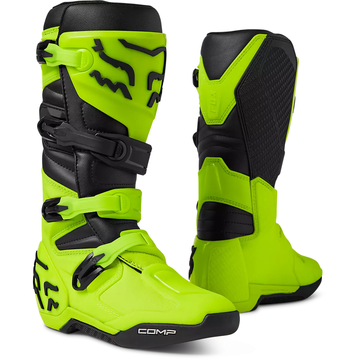 Fox Racing - Comp Boot-Flo Yellow (28373-130)