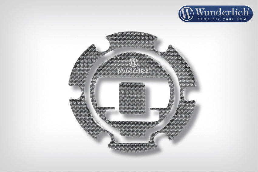 Wunderlich filler cap cover carbon look protects the filler cap cover against scratches.