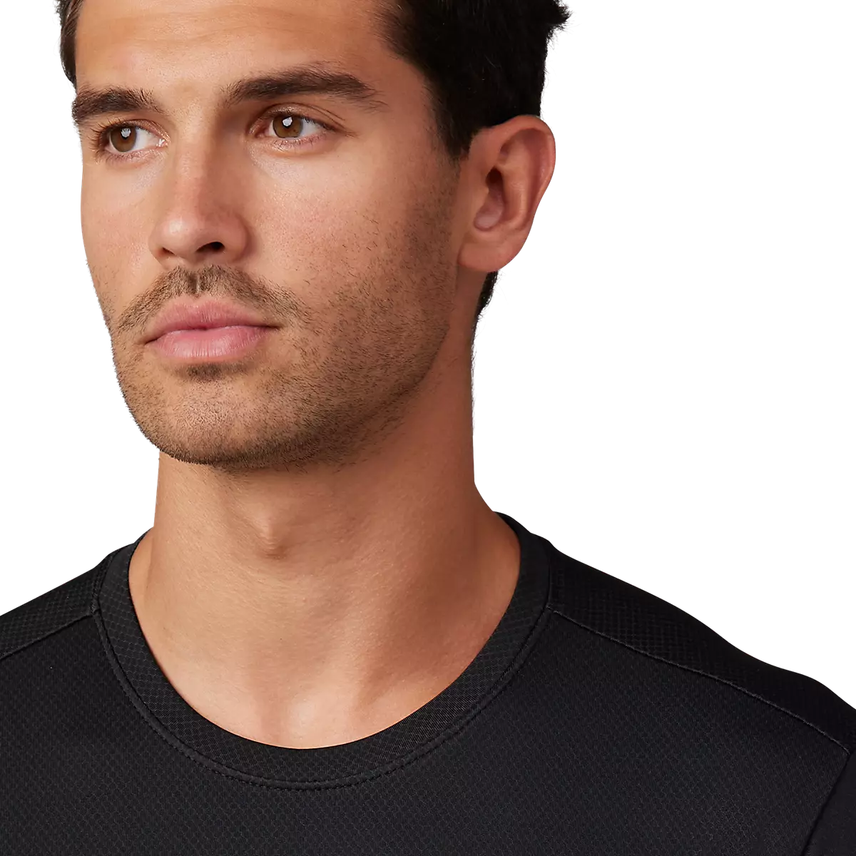 Fox Racing - Tecbase Fire Long Sleeve Shirt-Black (29574-001)