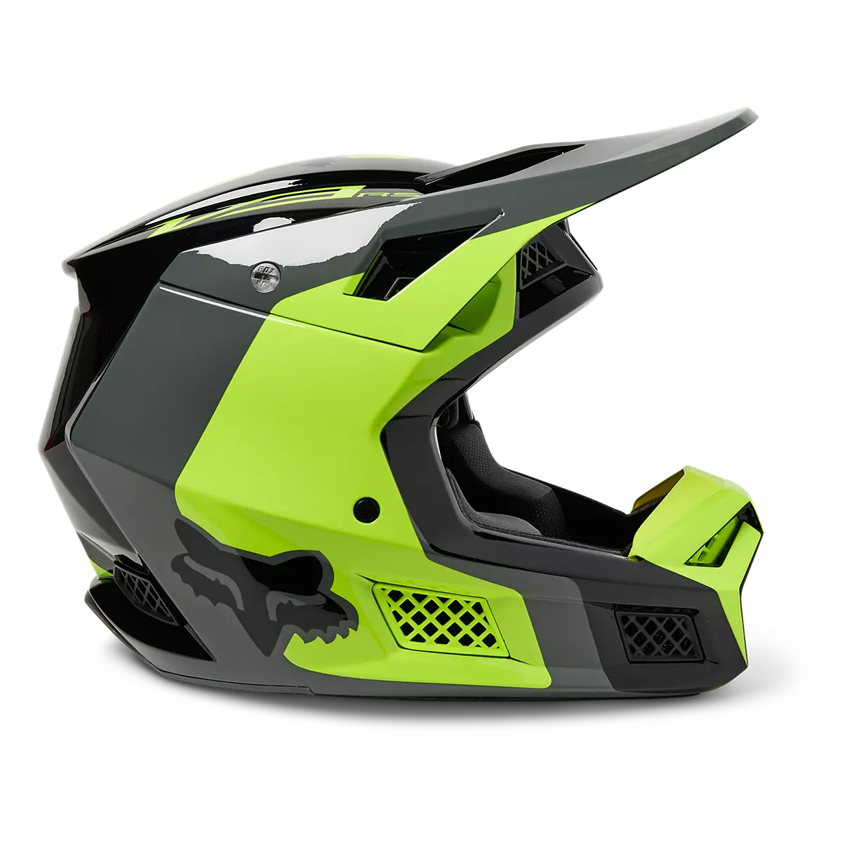 Fox Racing - V3 Rs Efekt Helmet-Flo Yellow (29639-130)
