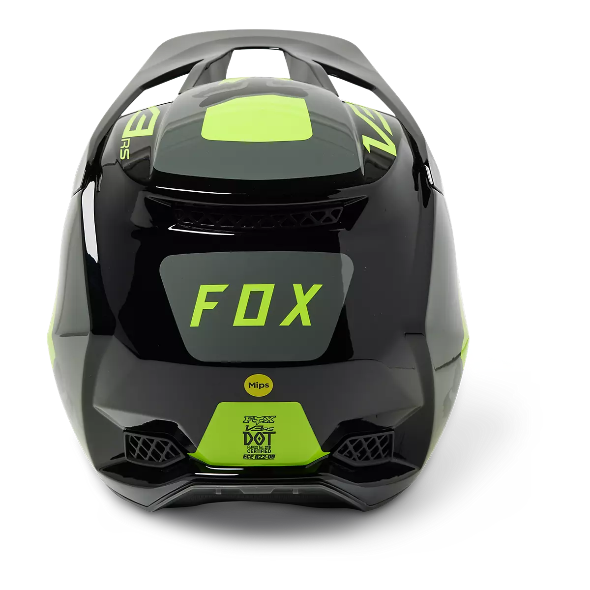 Fox Racing - V3 Rs Efekt Helmet-Flo Yellow (29639-130)