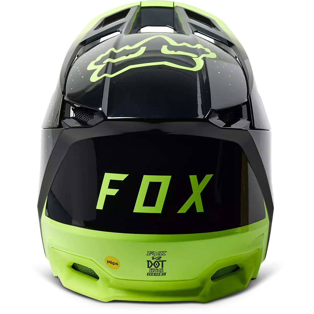 Fox Racing - V2 Vizen Helmet-Flo Yellow (29649-130)