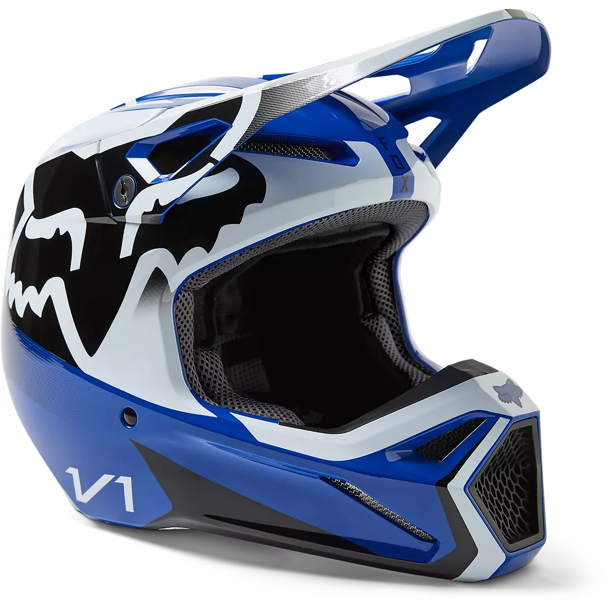Fox Racing - V1 Leed Helmet-Blue (29657-002)