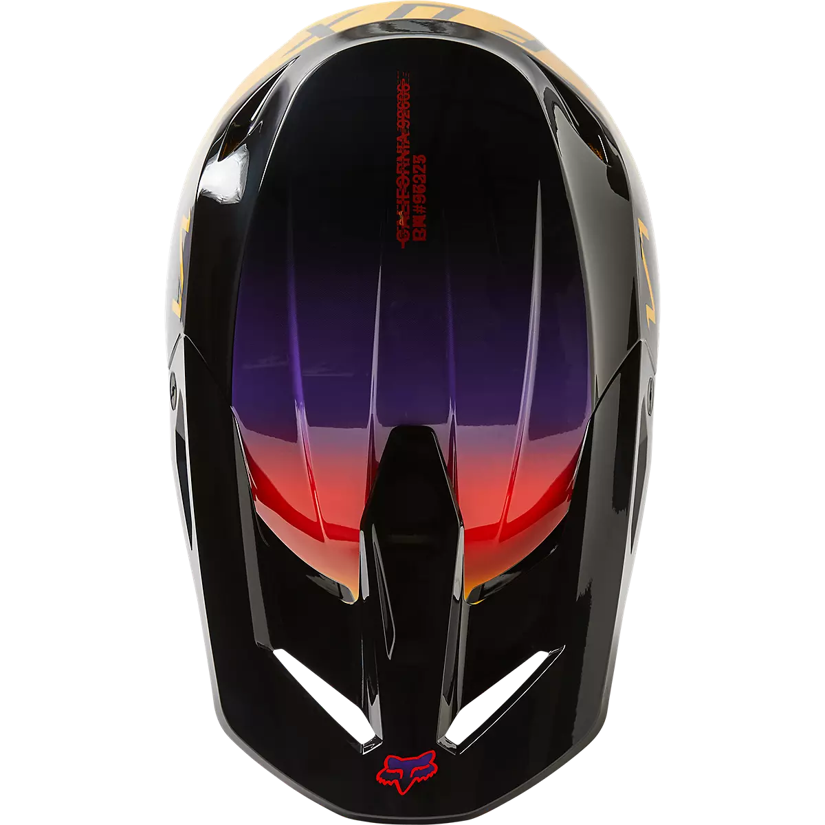 Fox Racing - V1 Toxsyk Helmet Dot/Ece-Black (29659-001)