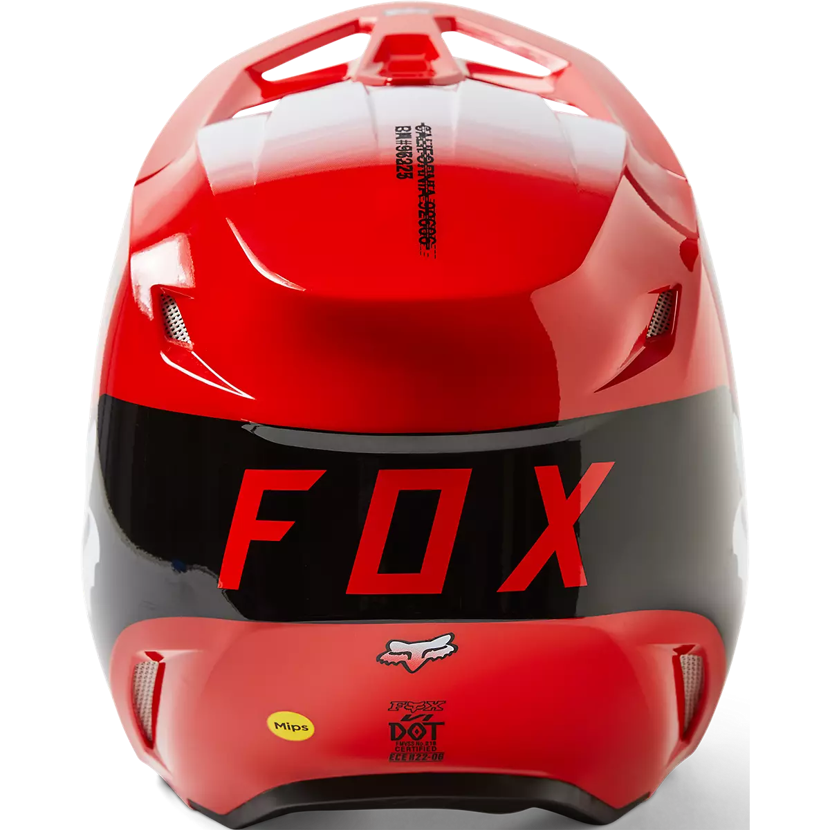 Fox Racing - V1 Toxsyk Helmet Dot/Ece-Flo Red (29659-110)