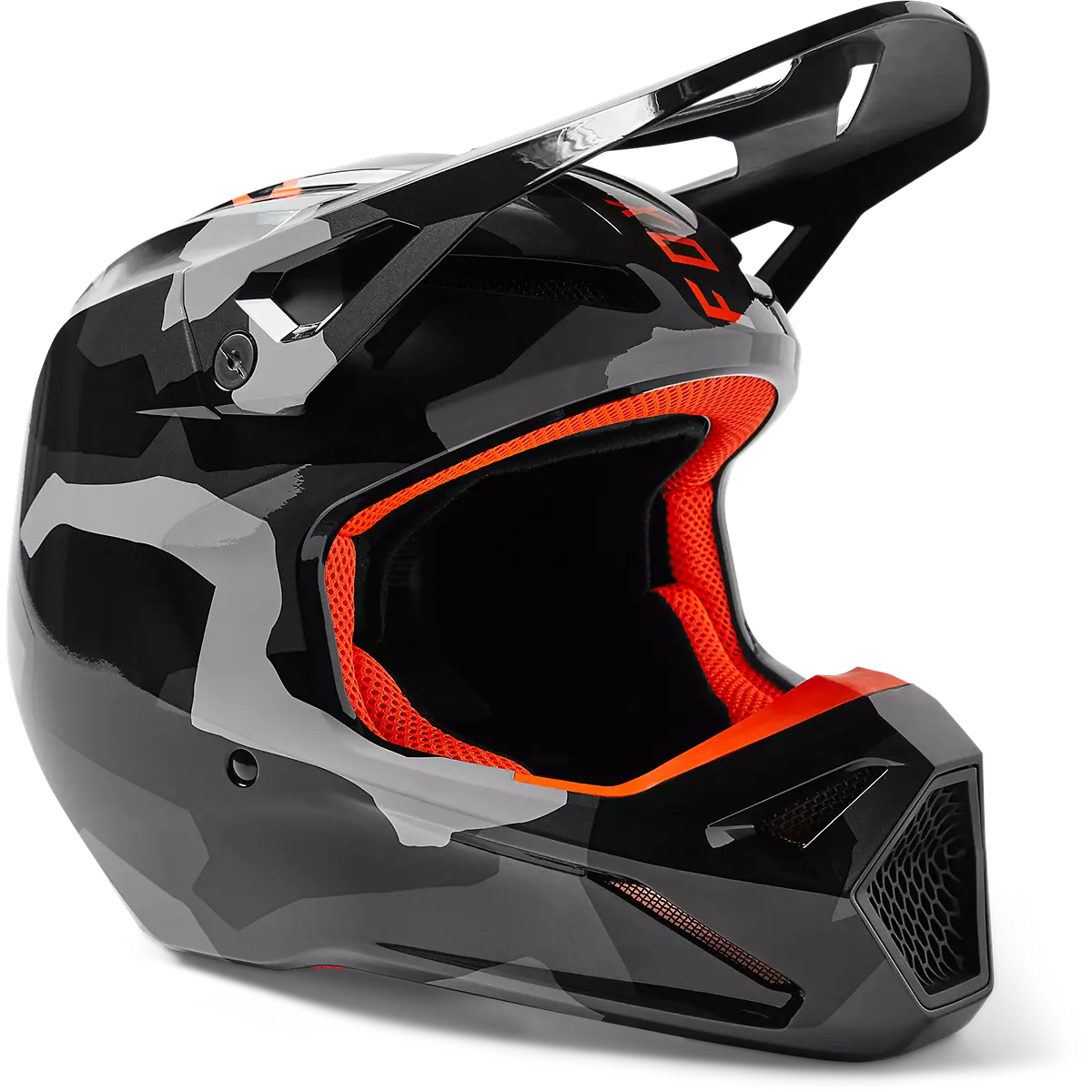 Fox Racing - V1 Bnkr Helmet (29667)-Grey Camo (29667-033)