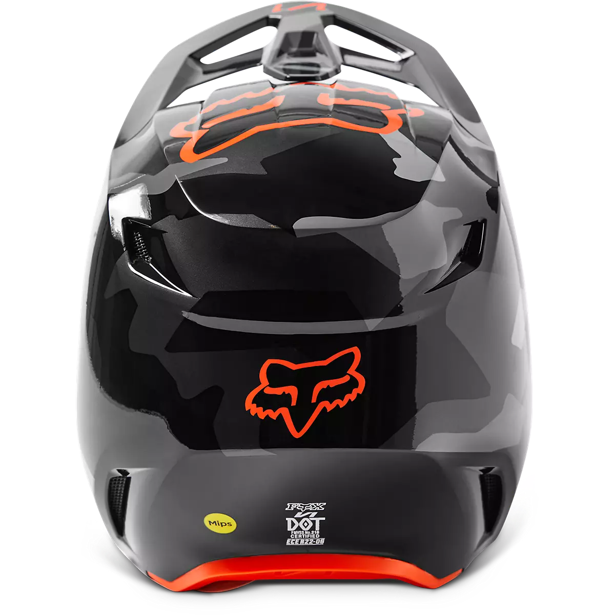 Fox Racing - V1 Bnkr Helmet (29667)-Grey Camo (29667-033)