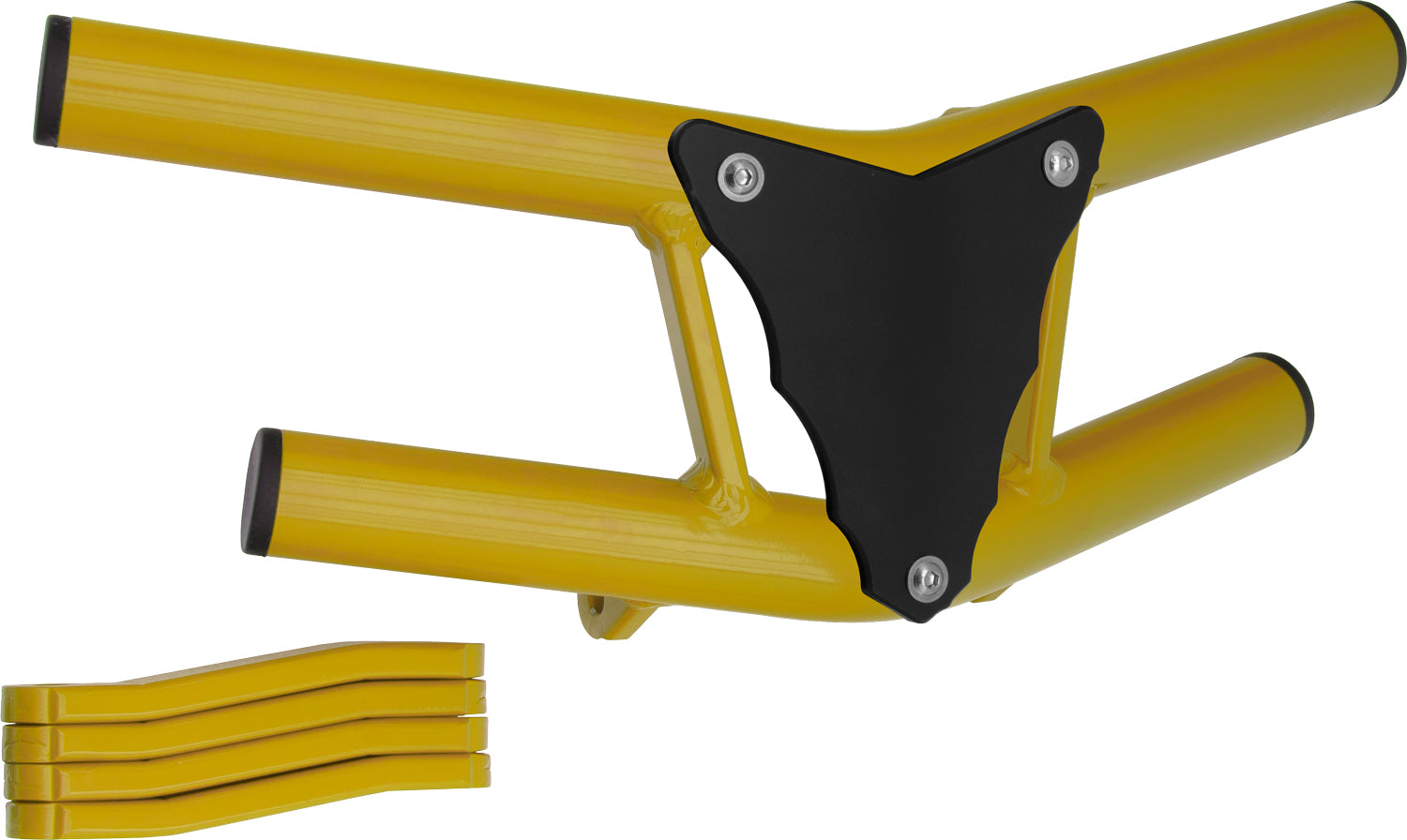 Crosspro - Front Bumper Waspe Lite For Adly Herkules 500 S-Yellow Tube / Black Plate