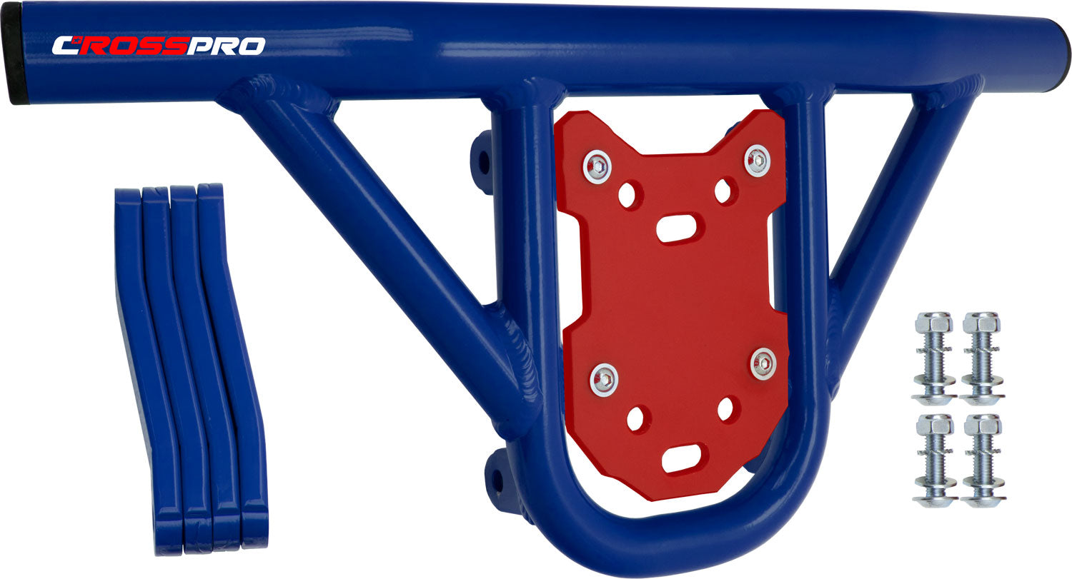 Crosspro - Front Bumper Hat For SMC Ram 520-Blue Tube / Red Plate