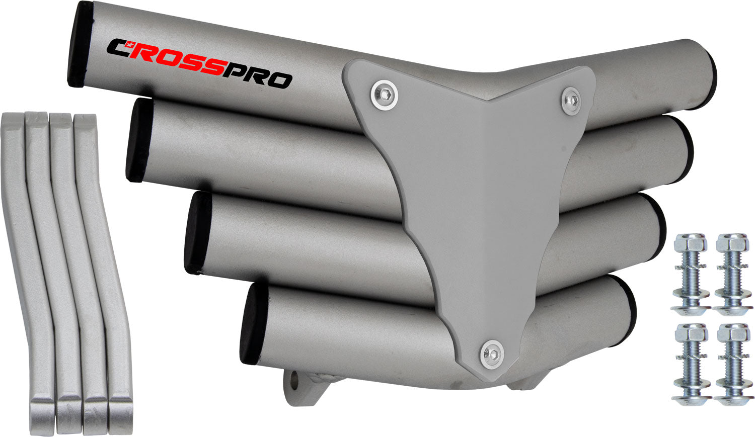 Crosspro - Front Bumper Corot For Aeon Cobra 350-Ice Polish Tube / White Plate