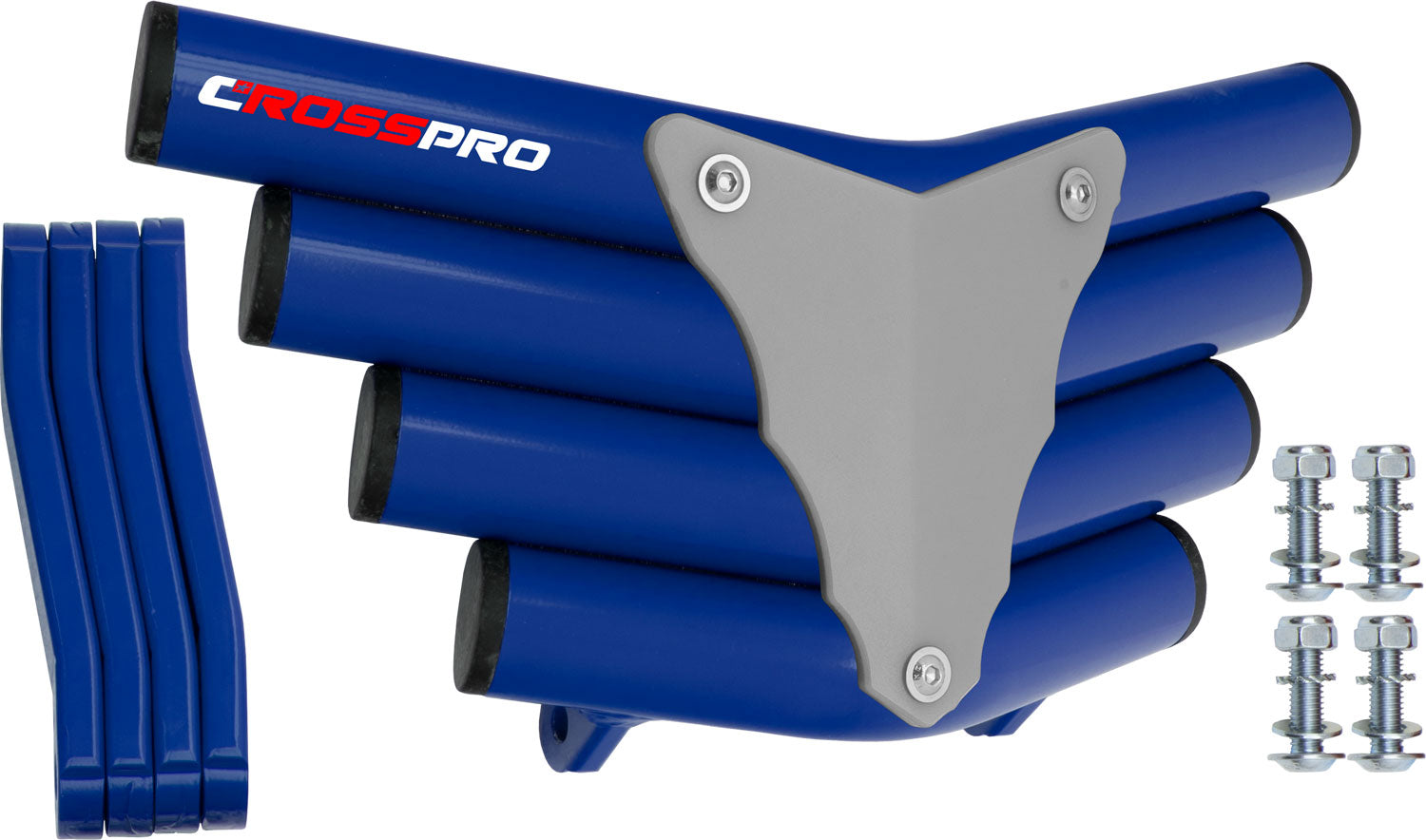 Crosspro - Front Bumper Corot For Aeon Cobra 350-Blue Tube / White Plate