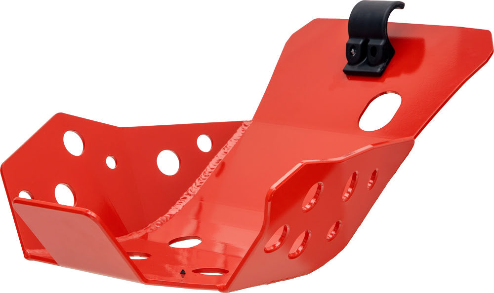Crosspro - Aluminum Enduro Engine Guard For Fantic XEF 250, XXF 250, YZ 250 F, YZ 250 FX, Yamaha WR 250 F-Red