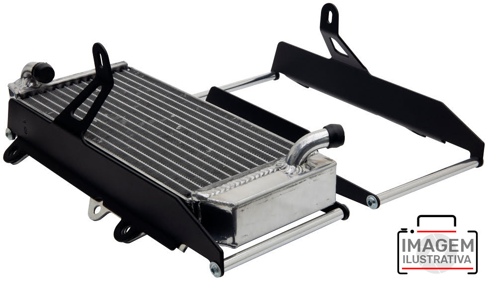 Crosspro - Aluminum Radiator Guard Light For XC 250, XC 300, GasGas EC 250, EC 300, Rieju MR 250, MR 300-Textured Black