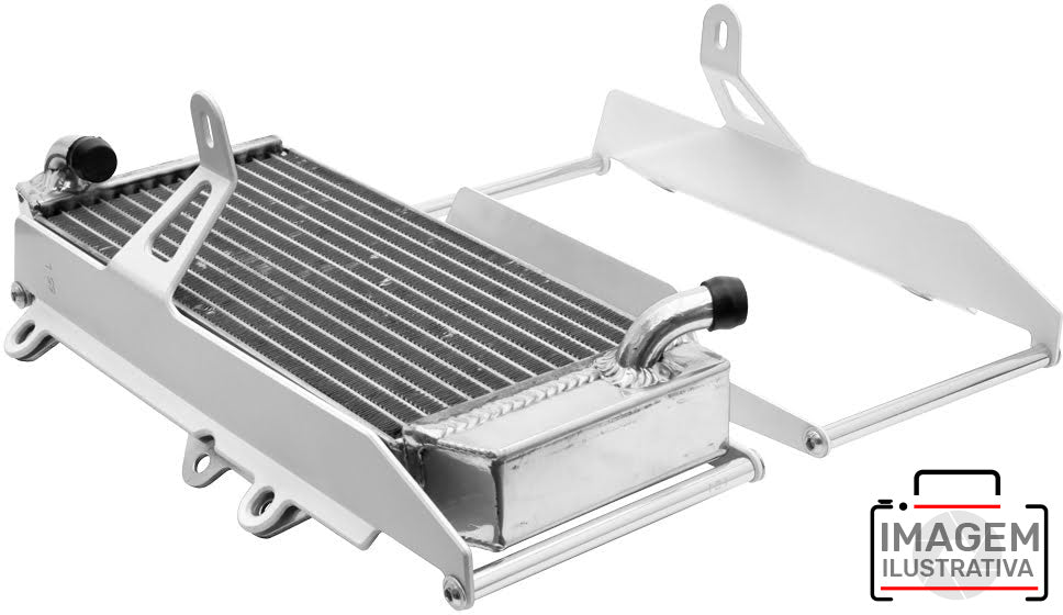 Crosspro - Aluminum Radiator Guard Light For Fantic XE 125, XX 125, XX 250, Yamaha YZ 125, YZ 250, YZ 250 X, YZ 125X-White