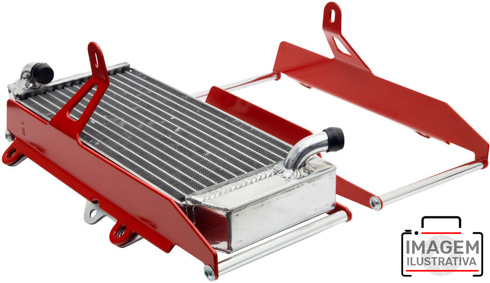 Crosspro - Aluminum Radiator Guard Light For TE 250, TE 300, Husqvarna FE 250, FE 350, FE 450, FE 501, TE 150, TX 125, KTM 125 EXC, 125 XC-W, 150 XC-W, 250 EXC, 250 XC-W, 300 EXC, 300 XC-W, 250 EXC-F, 350 EXC-F, 450 EXC-F, 500 EXC-F, 125 SX-Red