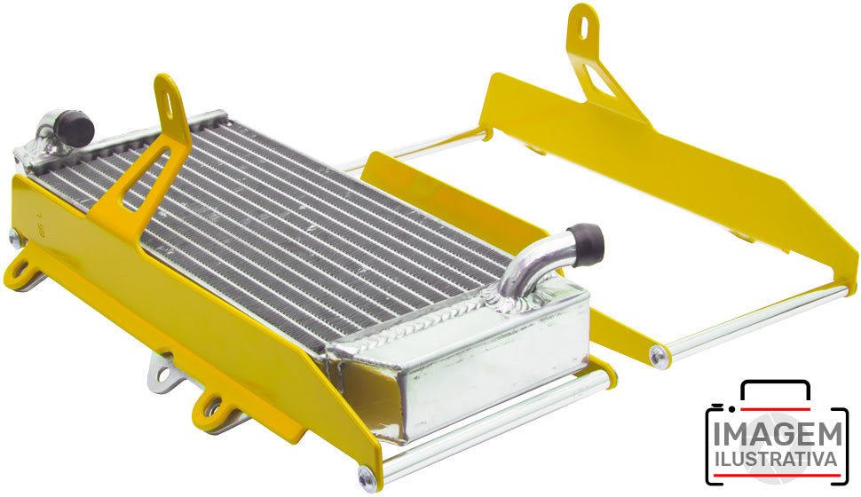 Crosspro - Aluminum Radiator Guard Light For TM Racing EN 250 F 4T, EN 300 F 4T, MX 250 F 4T, MX 300 F 4T-Yellow