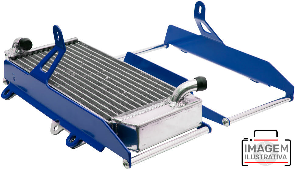 Crosspro - Aluminum Radiator Guard Light For CR 125, TC 250, TE 250, Husqvarna WR 125, WR 250, WR 300-Blue
