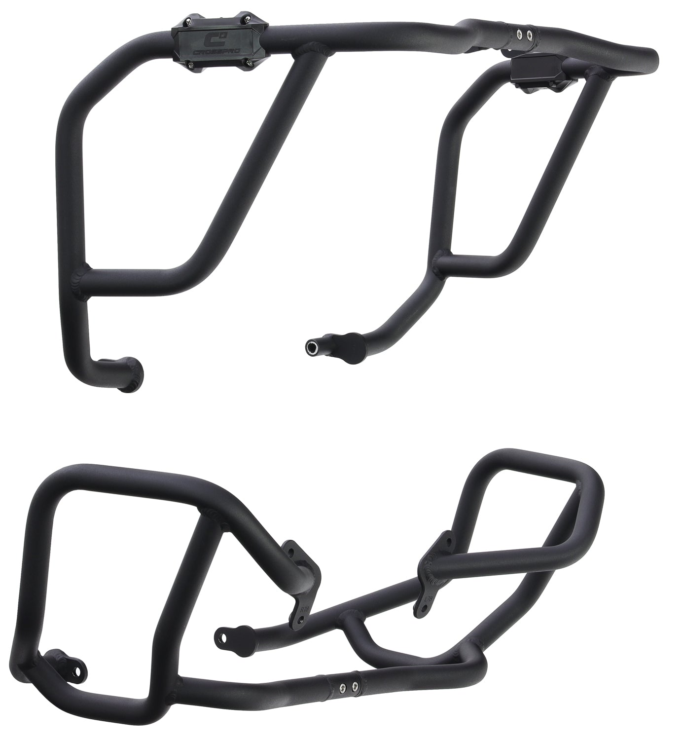 カズプロ Crosspro - Aluminum Trail Upper & Lower Crash Bar for Husqvarna Norden