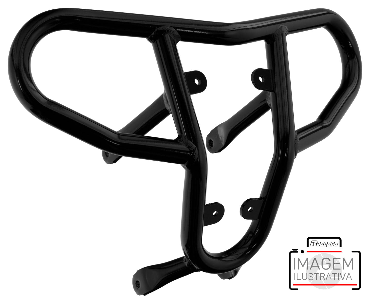 Crosspro - Tube for Front Bumper CR04 For Yamaha YFM 700 Raptor-Black Tube