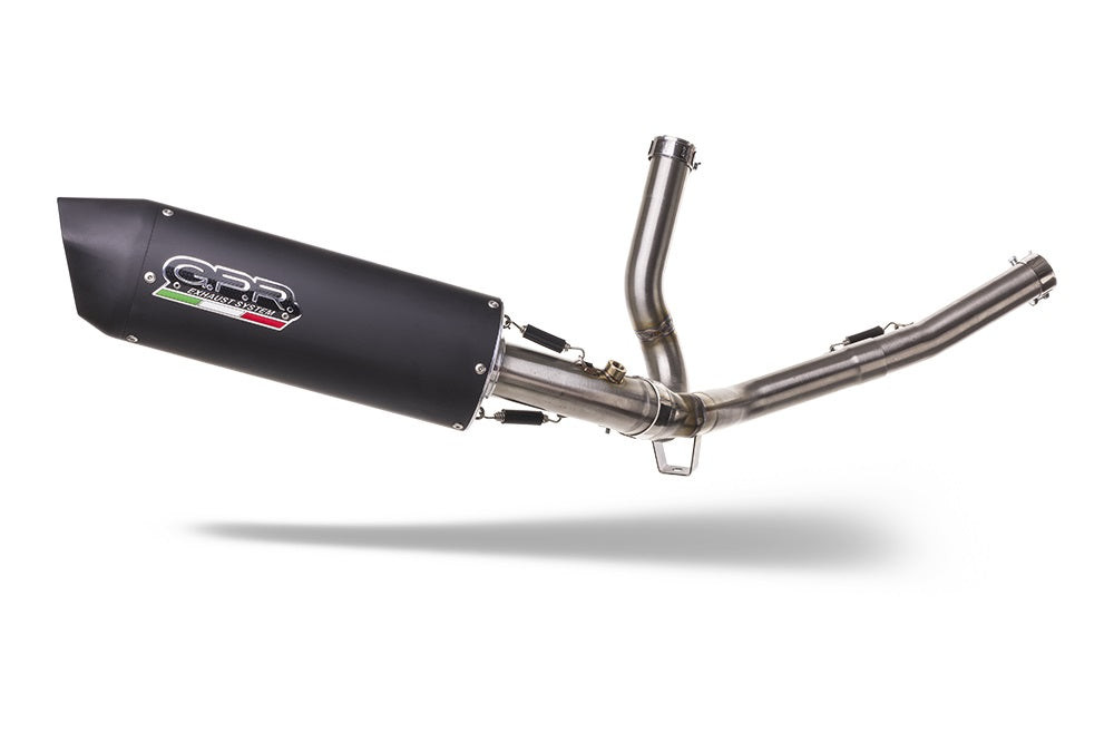 GPR-Exhaust---Furore-Evo4-Nero-Mid-Line-for-V-Strom-DL650-from-2017-to-2020-dB-Killer-Catalyst-