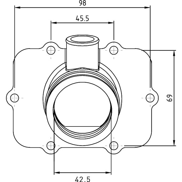 Kimpex-CARBURETOR FLANGE BRP 420-867-860