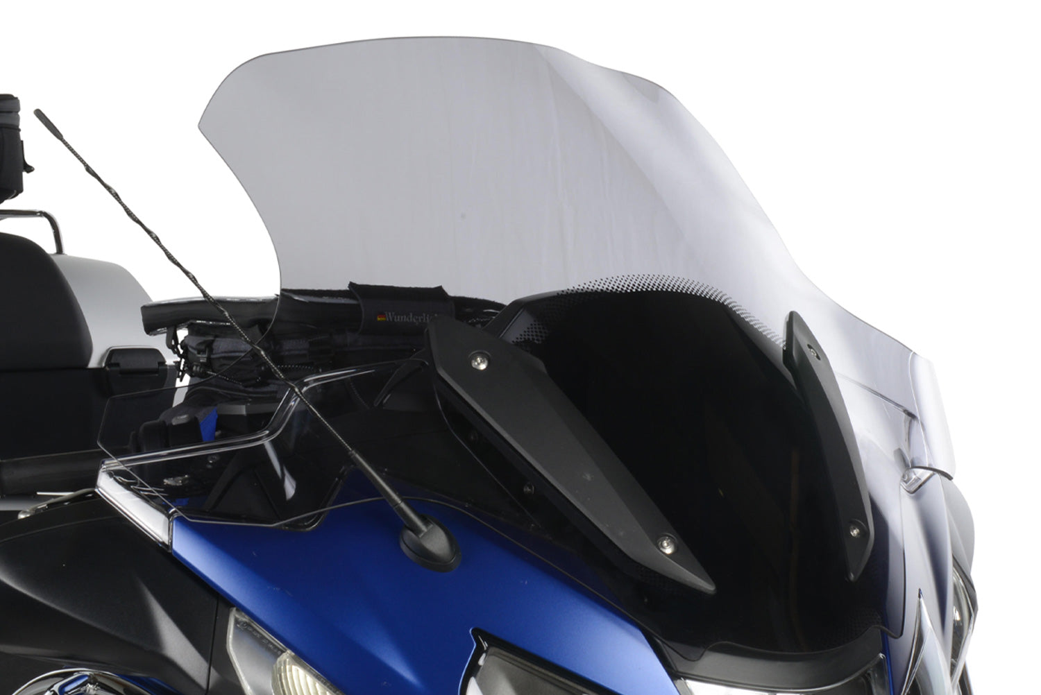 Wunderlich Touring Screen R 1200/1250 RT LC smoked grey.A luxury touring screen for Tourers.Optimal relief of head,upper body and shoulders