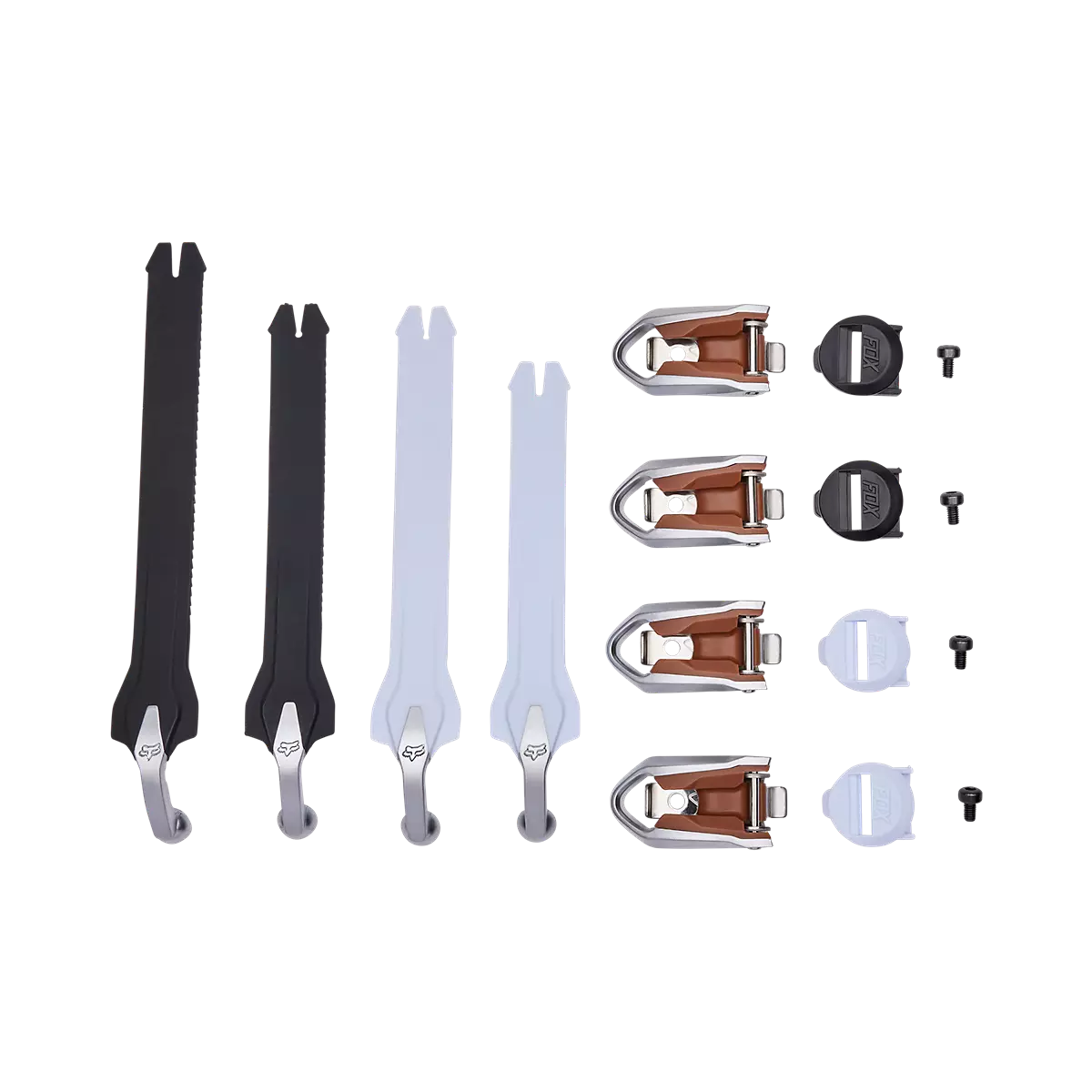 Fox Racing - Motion Boot Strap Kit-Black/White/Gum (30378-454)
