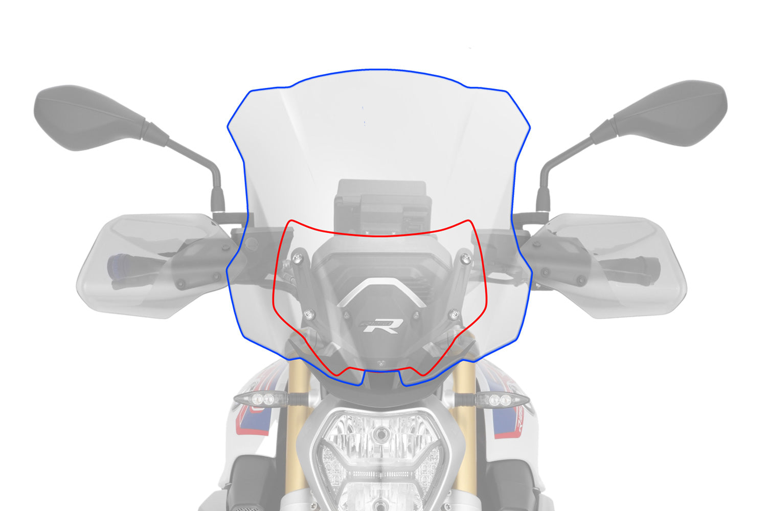 Wunderlich windshield MARATHON R 1200 R LC - complete your BMW ✔ Premium components ✔ Integrated design ➜ Order now