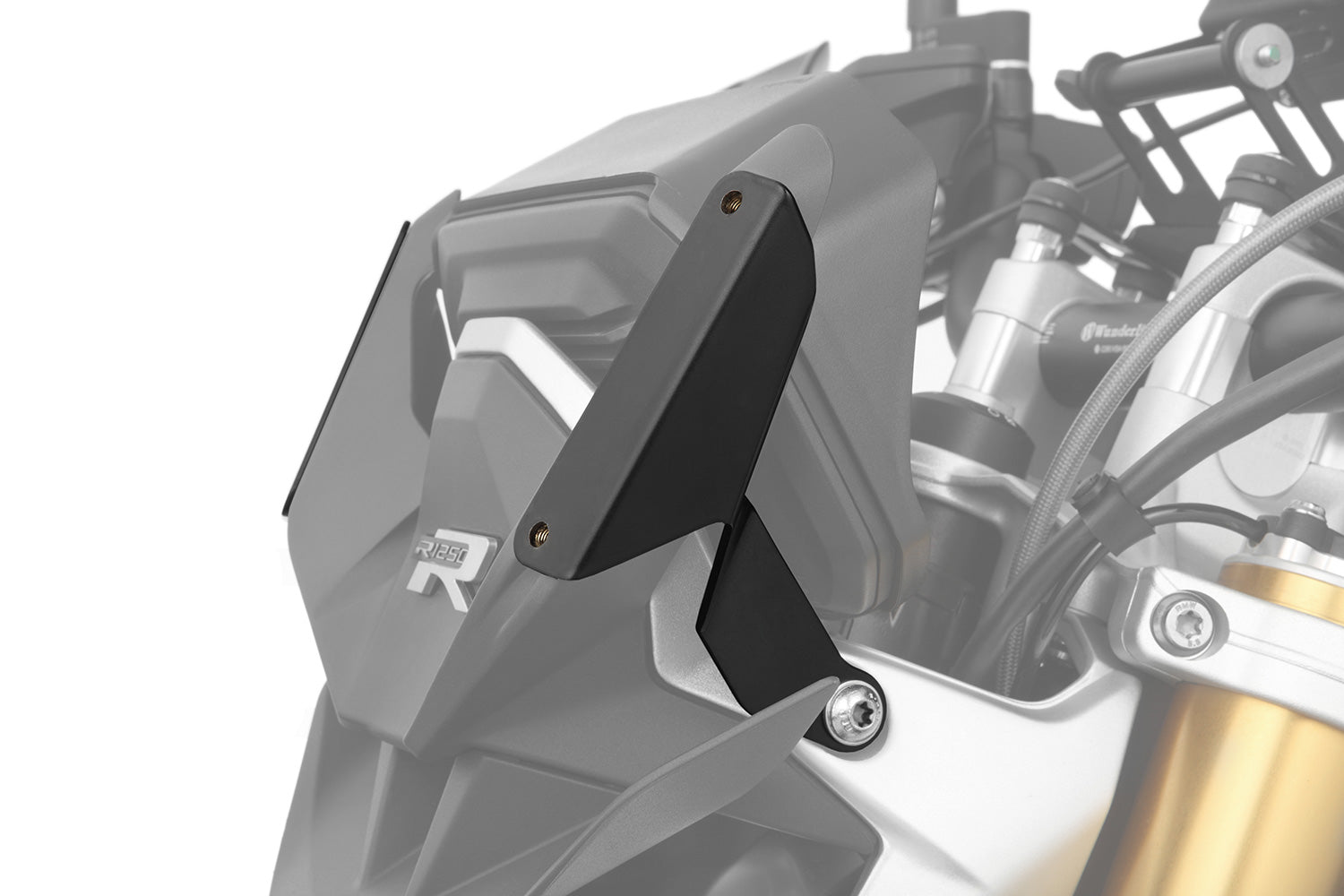 Wunderlich windshield reinforcement R 1250 R - complete your BMW ✔ Premium components ✔ Integrated design ➜ Order now