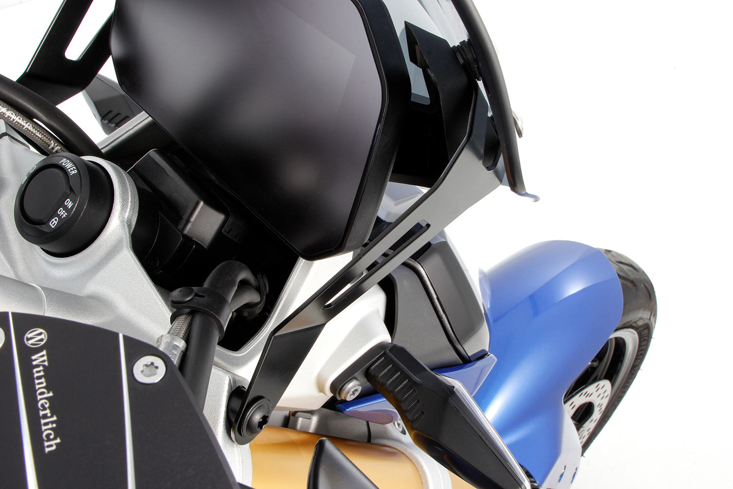 Wunderlich windshield reinforcement R 1250 R - complete your BMW ✔ Premium components ✔ Integrated design ➜ Order now