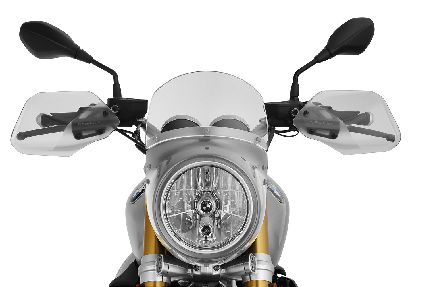 Short windshield for »VINTAGE« cockpit fairing for the R nine T. Available in transparent and smoky.