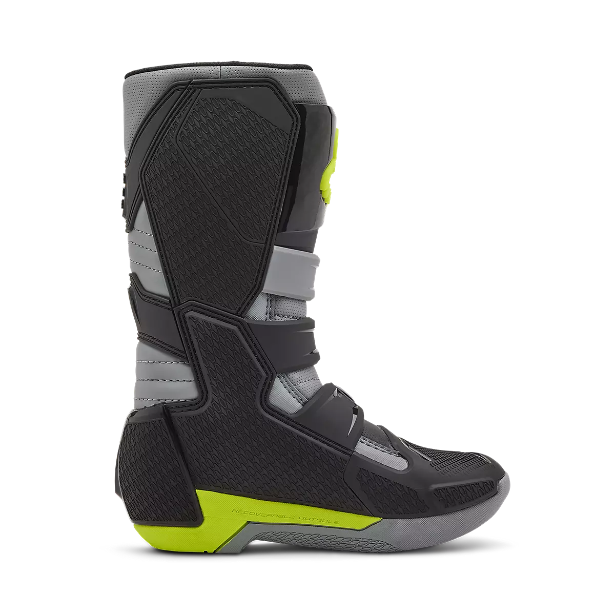 Fox Racing - Comp Boot Youth-Grey/Yellow (30471-086)