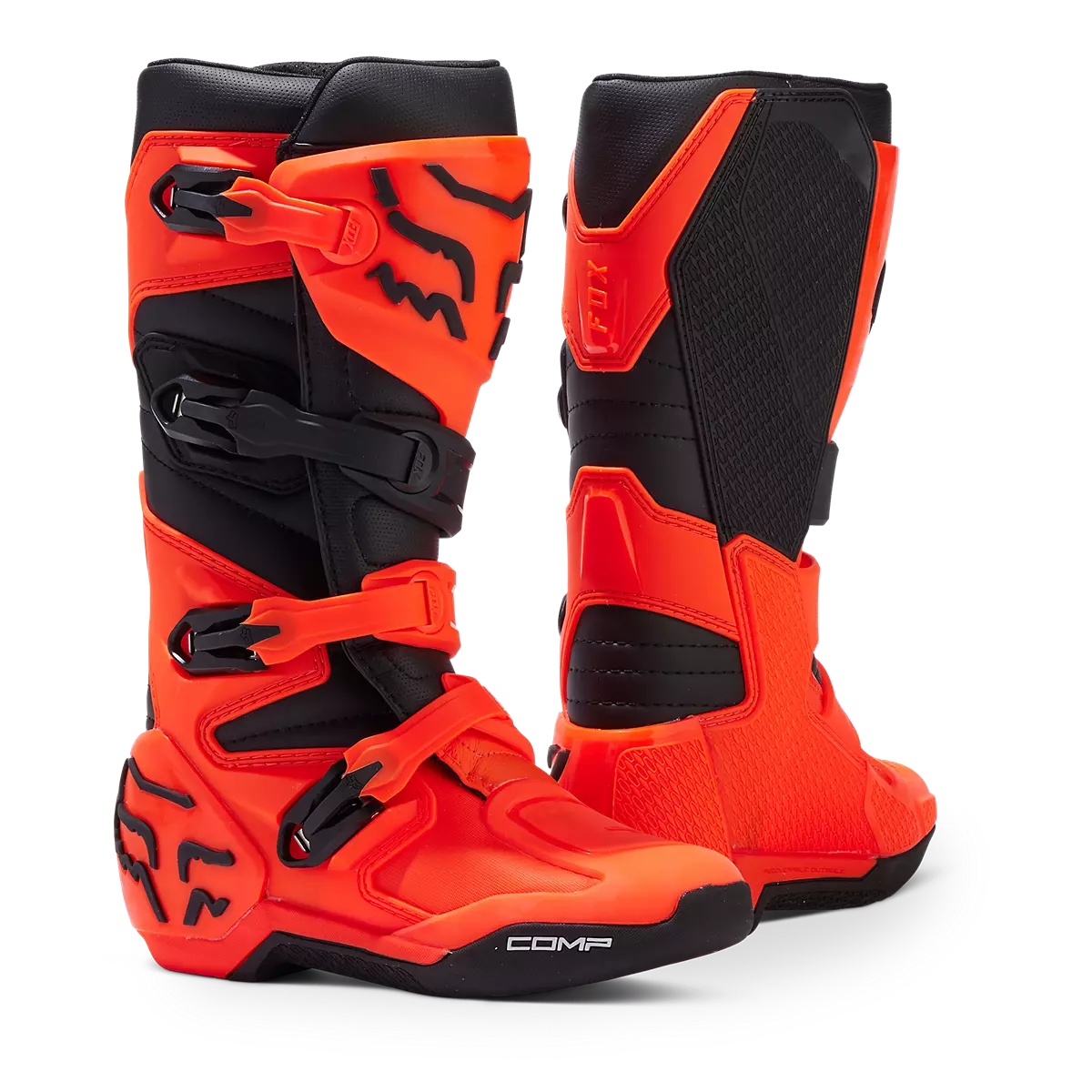 Fox Racing - Comp Boot Youth-Flo Orange (30471-824)
