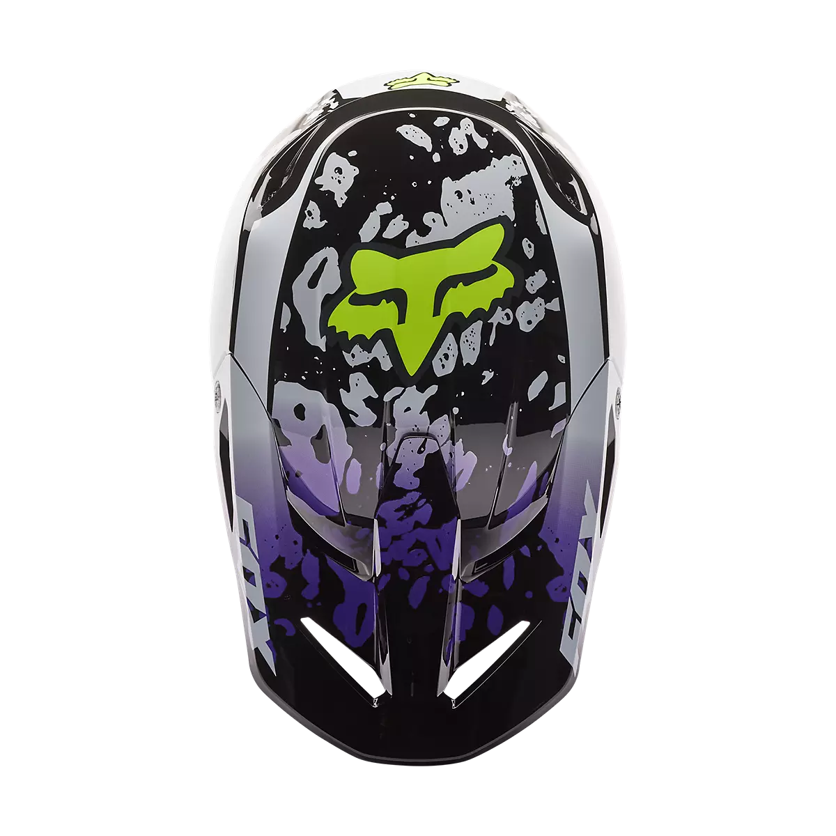 Fox Racing - YTH V1 Morphic Helmet-Black/White (30483-018)