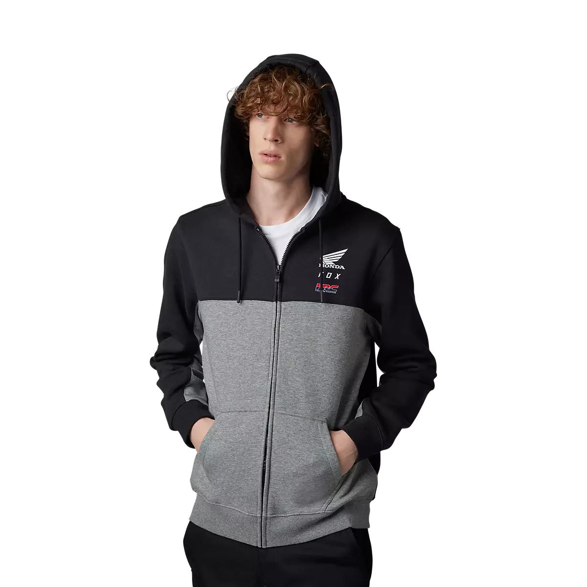 Fox Racing - Fox X Honda Zip Hoodie-Black (30578-001)