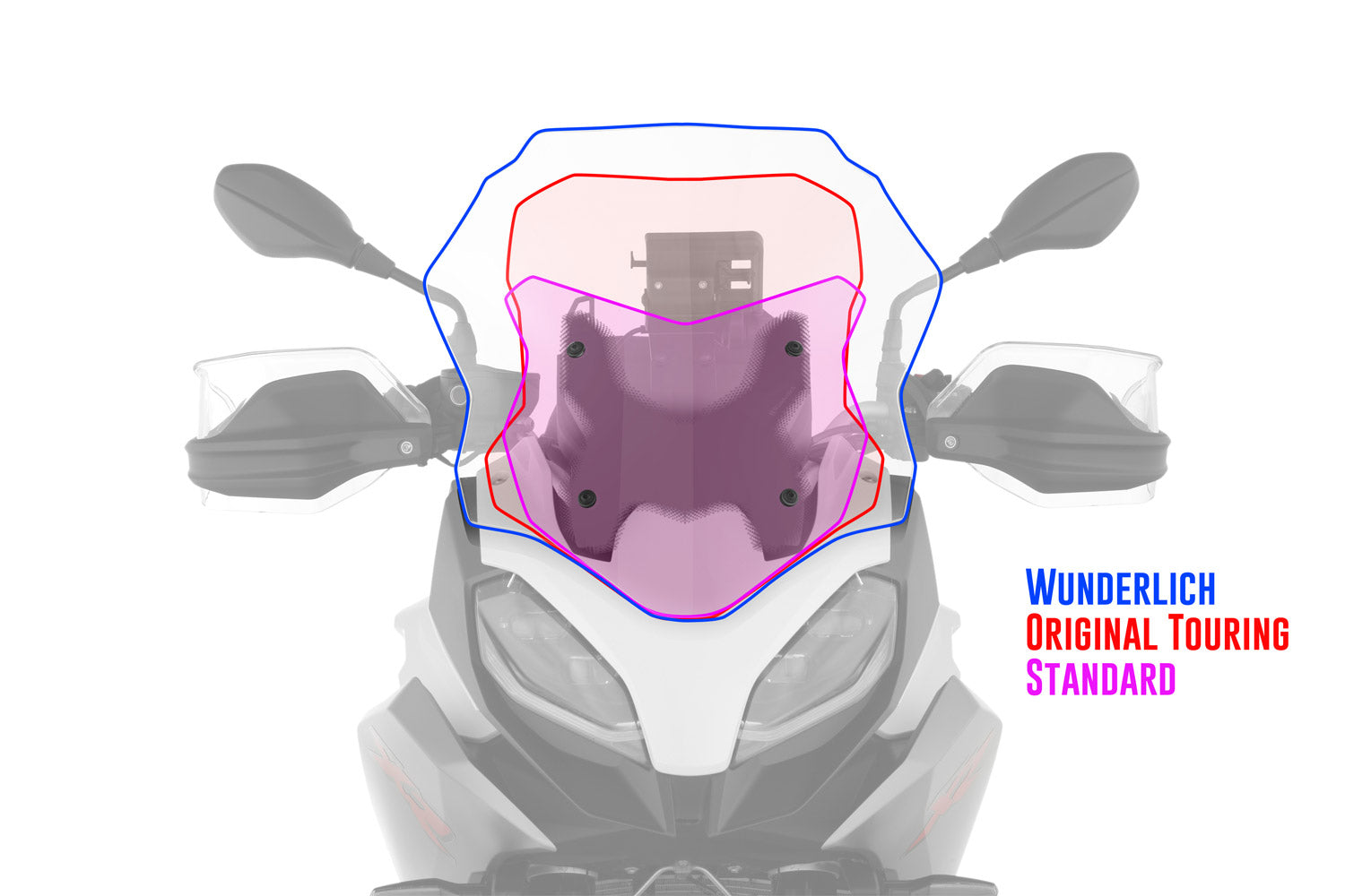 Wunderlich MARATHON windshield F 900 XR - complete your BMW ✔ Premium components ✔ Integrated design ➜ Order now