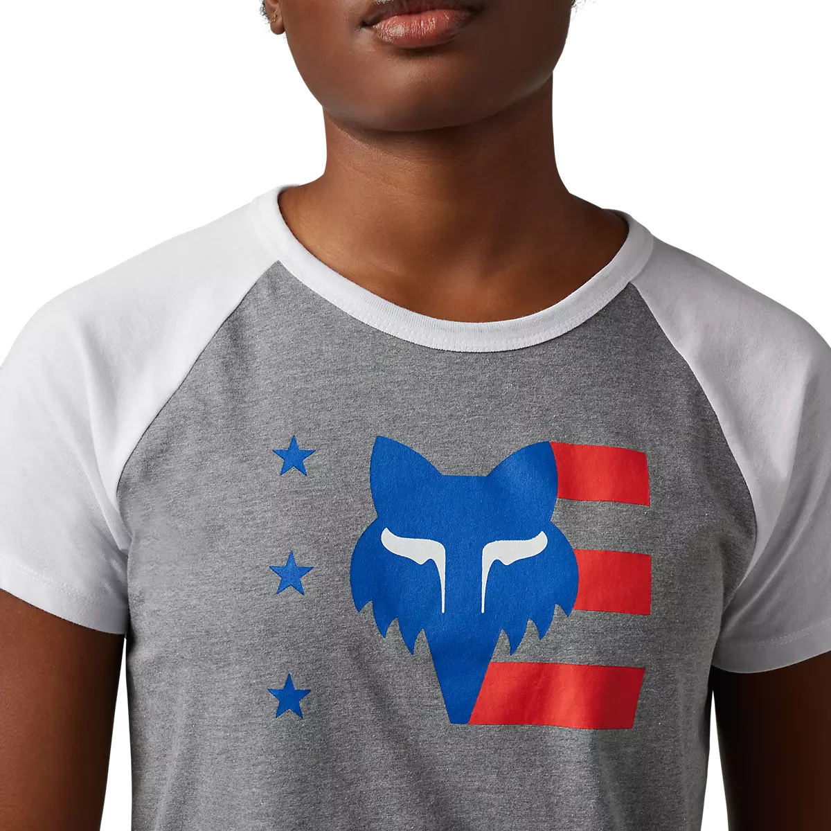 Fox Racing - Unity Raglan Short Sleeve Tee-Heather Graphite (30792-185)