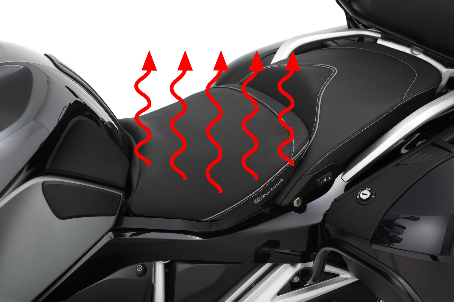 Wunderlich "AKTIVKOMFORT" rider seat with seat heating-30930-410