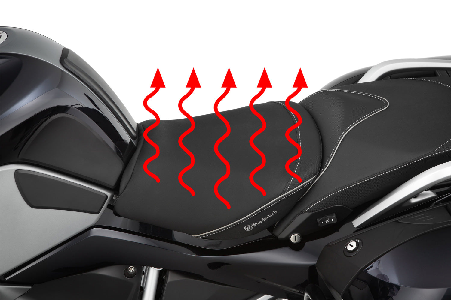 Ergo rider seat R 1200/1250 RT LC with seat heating and gel insert