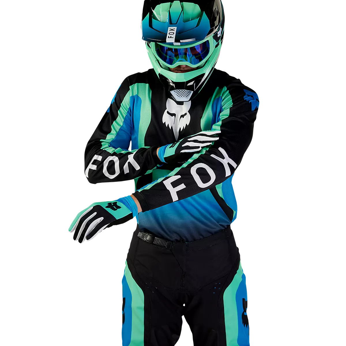 Fox Racing - 180 Ballast Jersey-Black/Blue (31275-013)