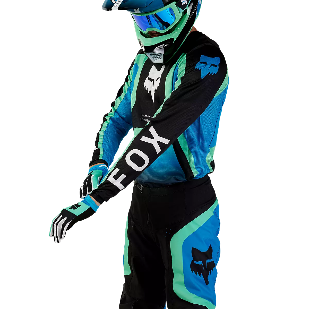 Fox Racing - 180 Ballast Jersey-Black/Blue (31275-013)