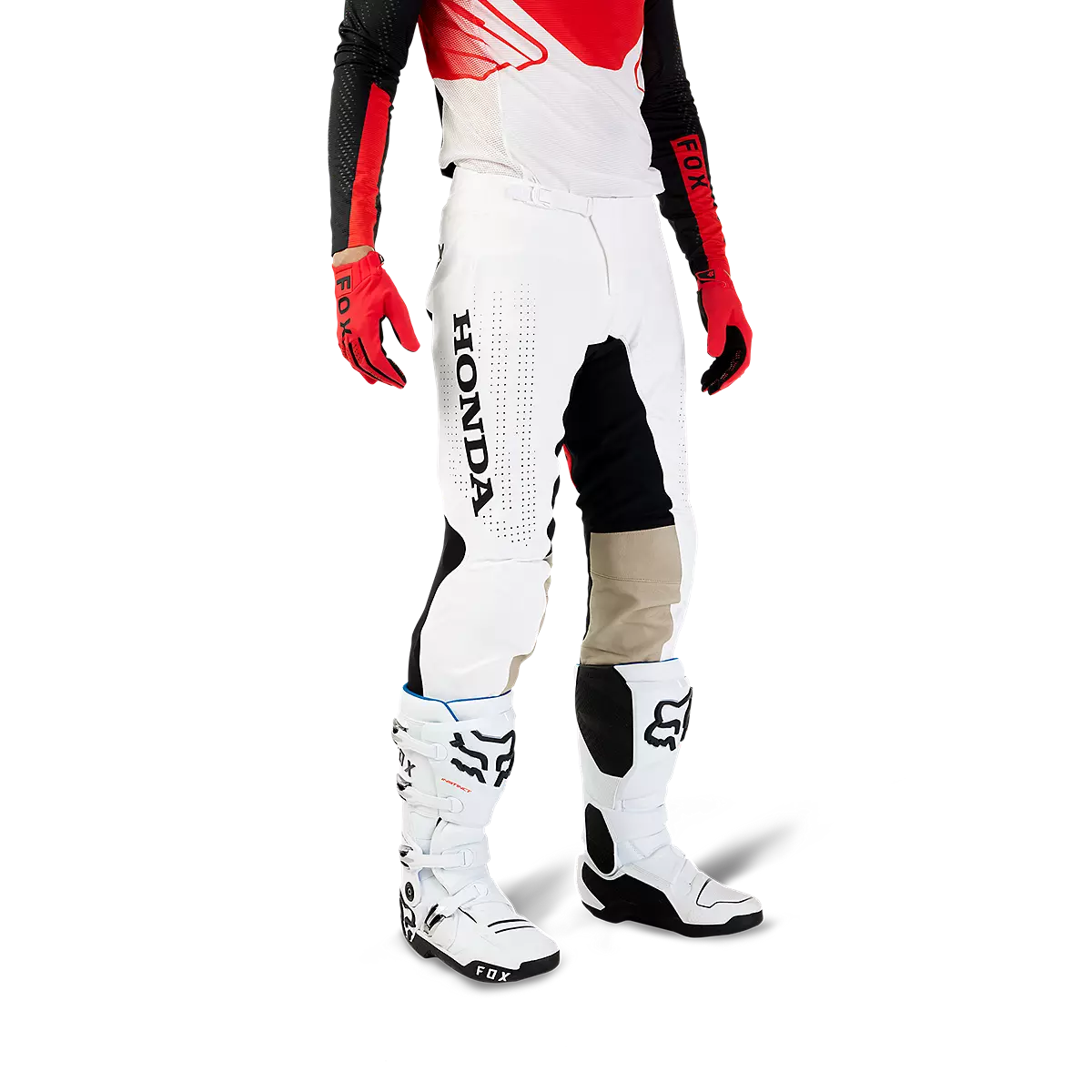 Fox Racing - Flexair Honda Pants-Black/White (31290-018)