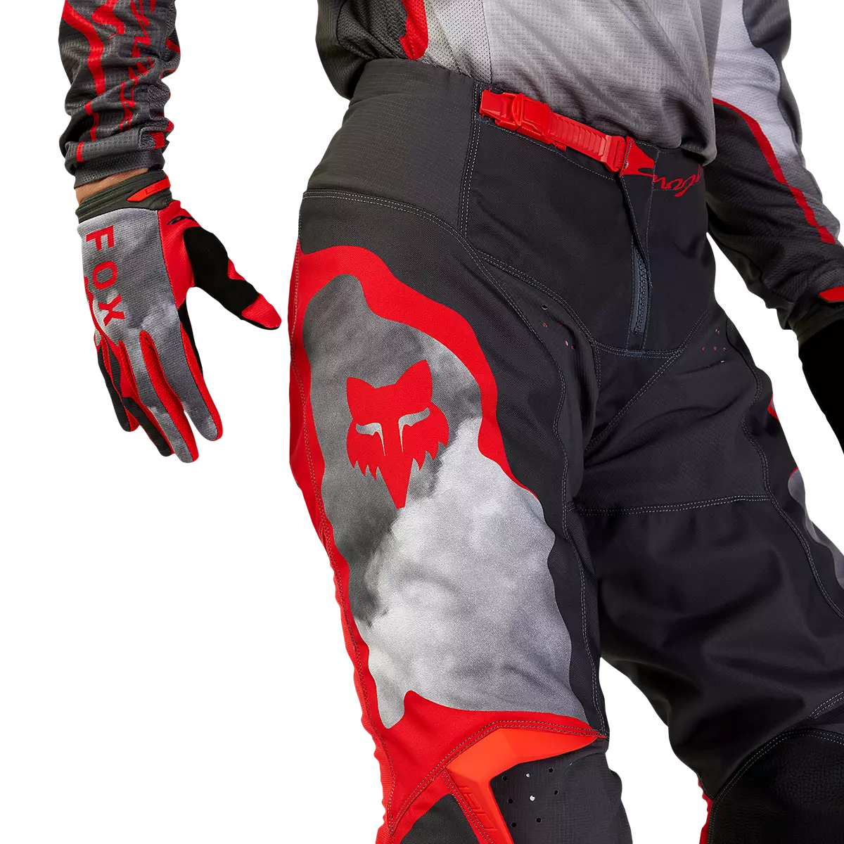 Fox Racing - 180 Atlas Pants-Grey/Red (31298-037)