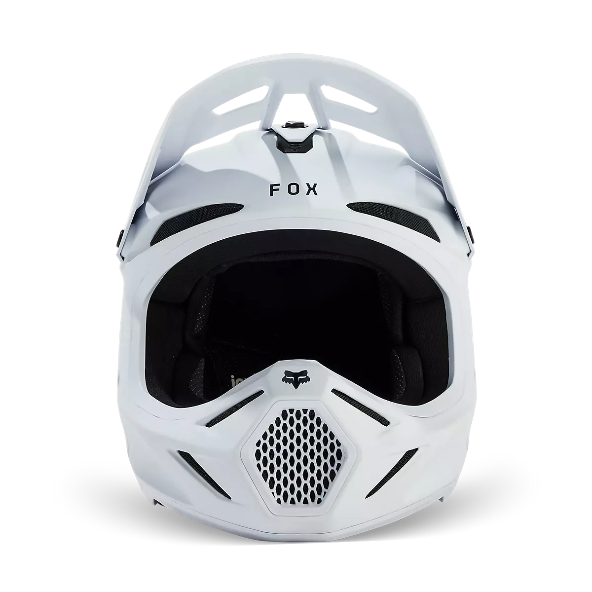 Fox Racing - V3 Solid Helmet-Matte White (31365-067)