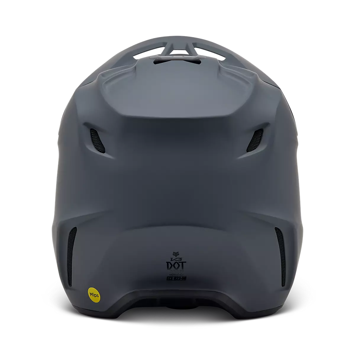 Fox Racing - V3 Solid Helmet-Graphite (31365-103)